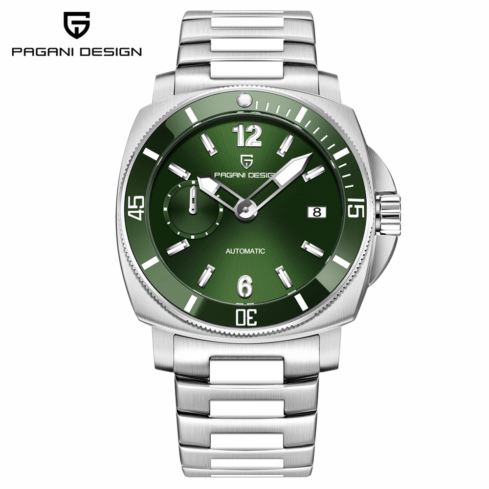Luxury Watch Green Dial - PAGANI DESIGN Men's Watch Luxury Gradient