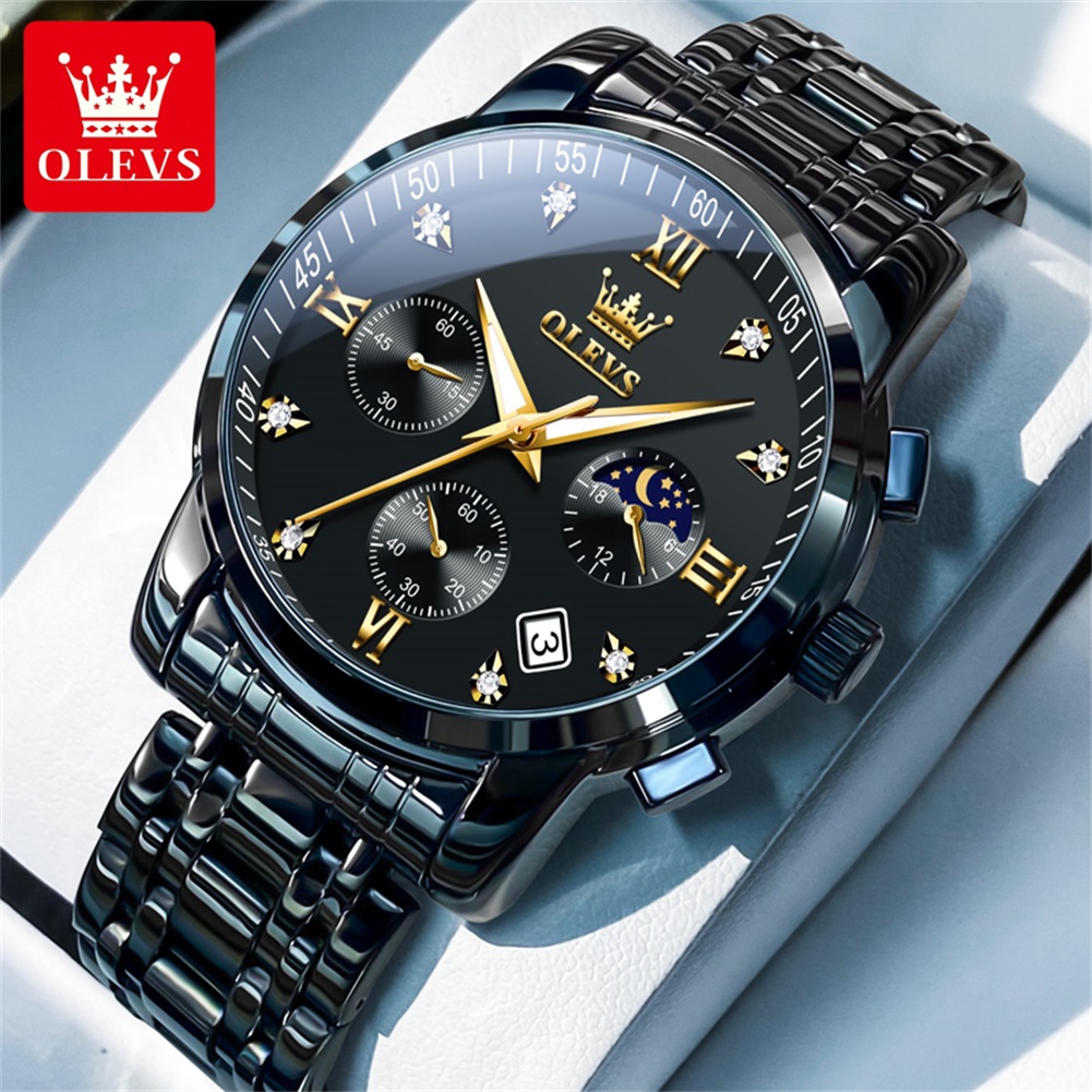 Luxury Watch Market - OLEVS Popular men's watches stainless steel