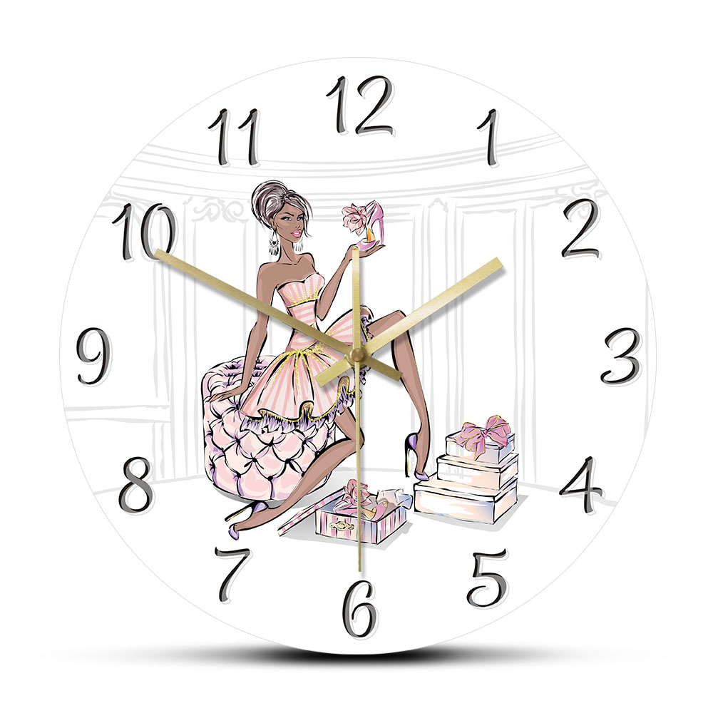 Luxury Watch Boutique - Fashion Girl With High Heel Shoes