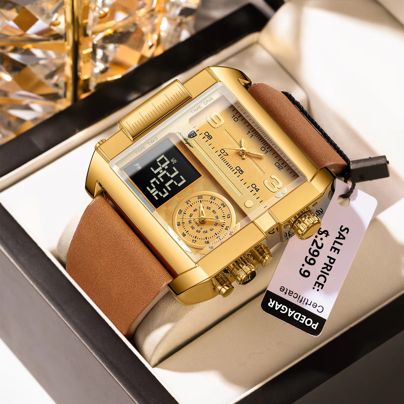 Luxury Watch Audemars Piguet - Luxury Man Wristwatch Rectangle Waterproof Luminous