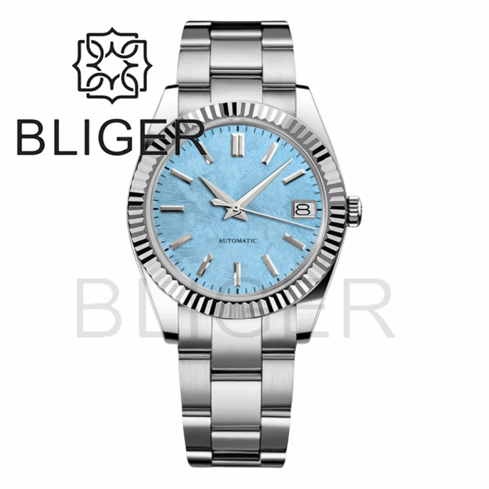 BLIGER 36mm39mm Custom logo Gr - огляд і ціна Luxury Watch Green Dial