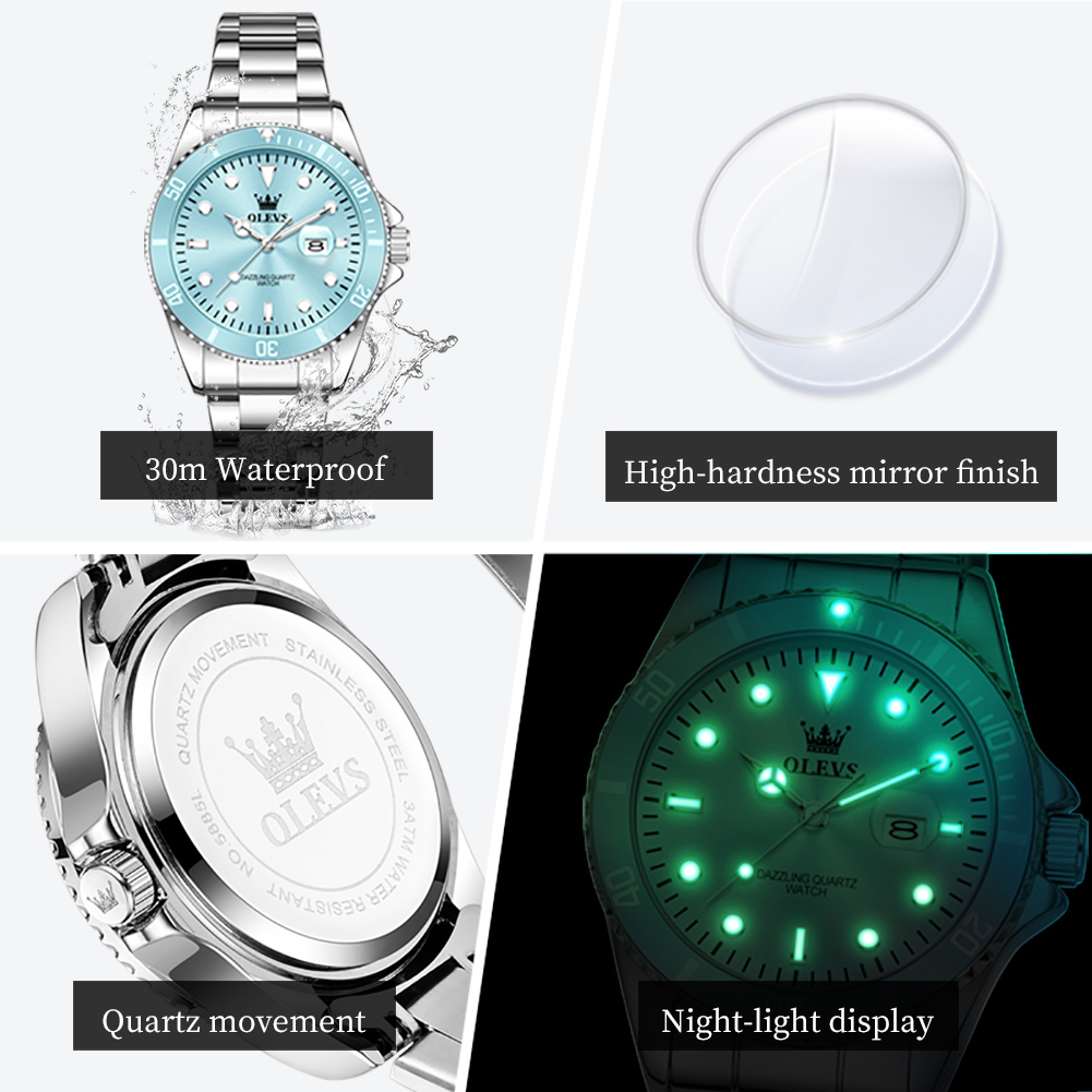 OLEVS Luxury Stainless Steel W - огляд і ціна Luxury Watch Cheap