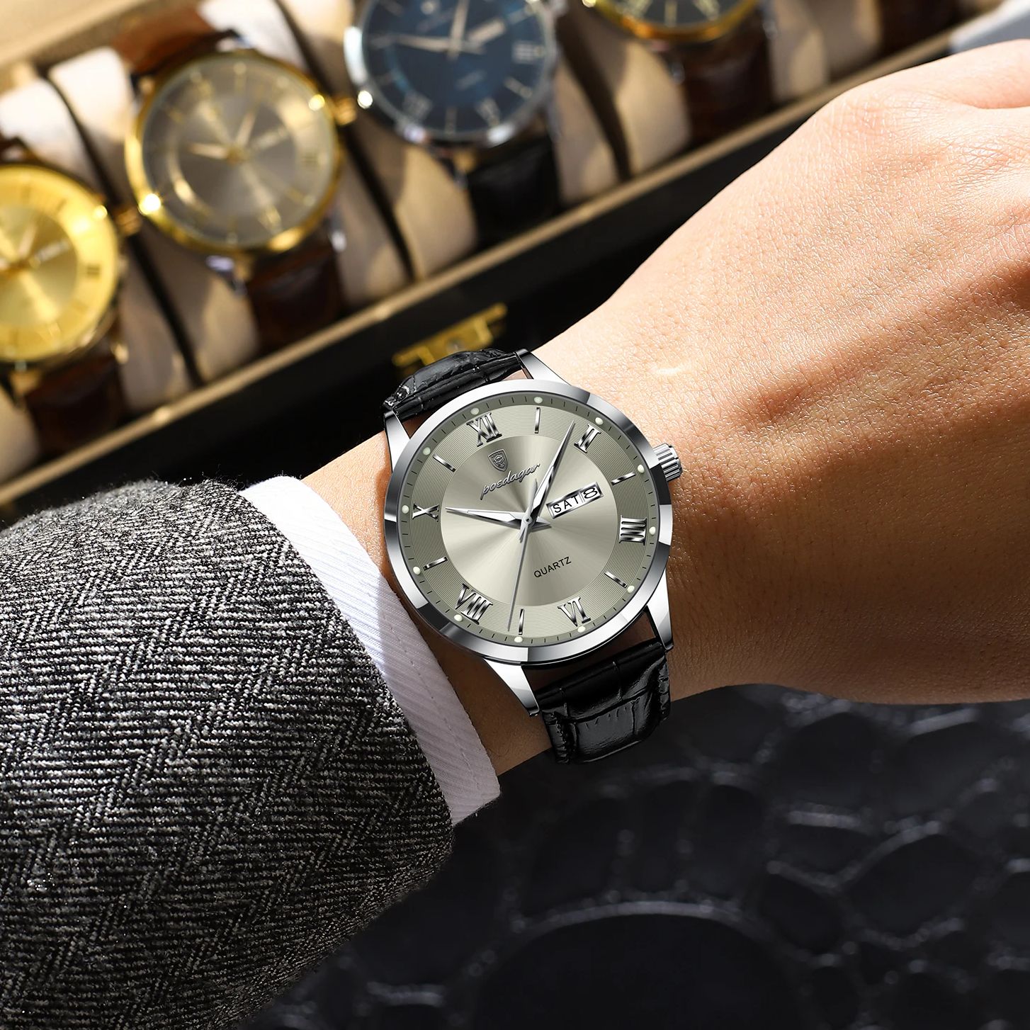 POEDAGAR Luxury Fashion Men's  - огляд і ціна Luxury Watch Audemars Piguet
