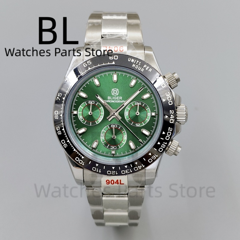 BLIGER 39mm Luxury Green Dial  - огляд і ціна Luxury Watch Green Dial