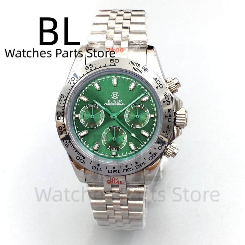 BLIGER 39mm Luxury Green Dial  - огляд і ціна Luxury Watch Green Dial