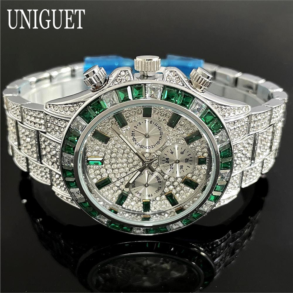 Hot Fashion Green Watches Men  - огляд і ціна Luxury Watch Green Dial
