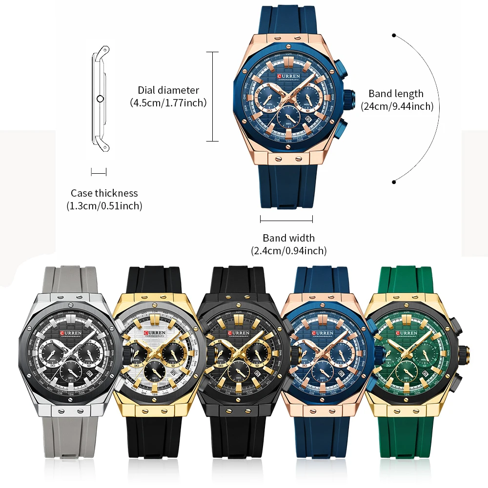 CURREN Luxury Brand High Quali - огляд і ціна Luxury Watch Audemars Piguet