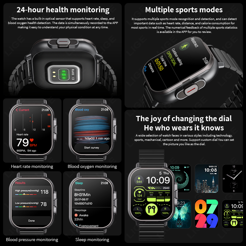 TWS 2in 1 Smart Watch with Hea - огляд і ціна Luxury Watch Korea