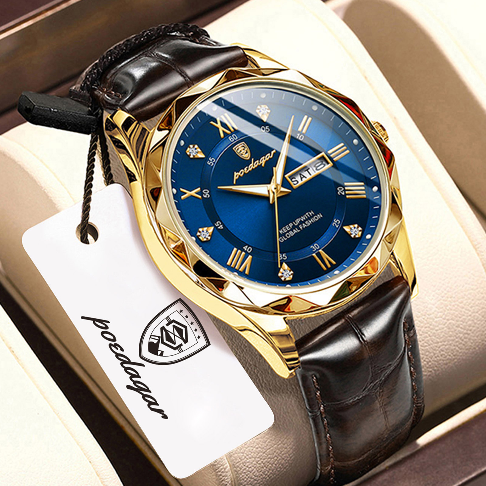 POEDAGAR Top Fashion Man Clock - огляд і ціна Luxury Watch Audemars Piguet