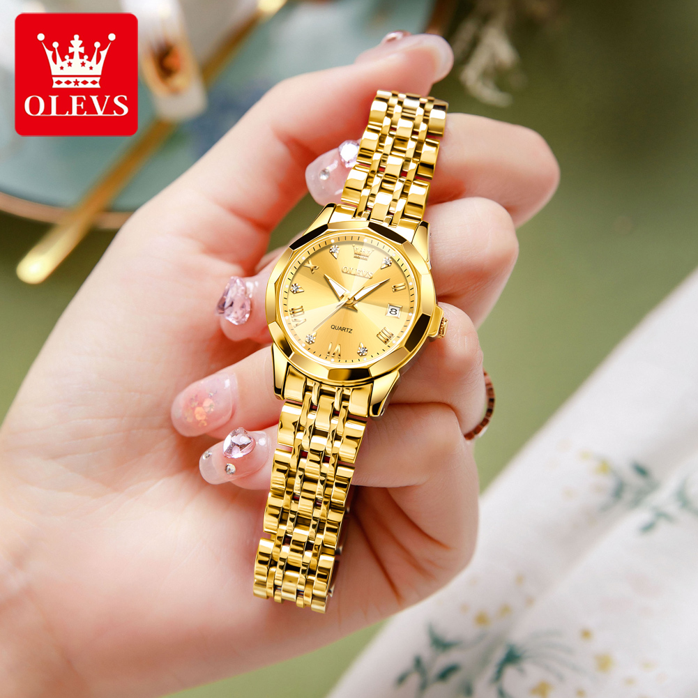 OLEVS Fashion Golden Watch for - огляд і ціна Luxury Watch Cheap