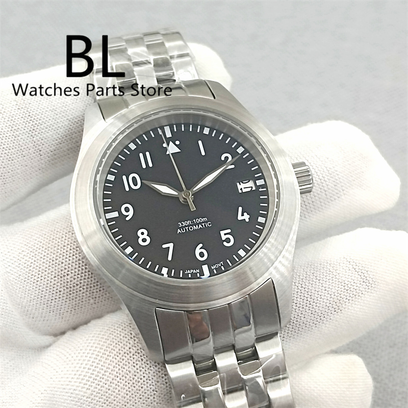 BLIGER 36mm/39mm Pilot Style N - огляд і ціна Luxury Watch Green Dial