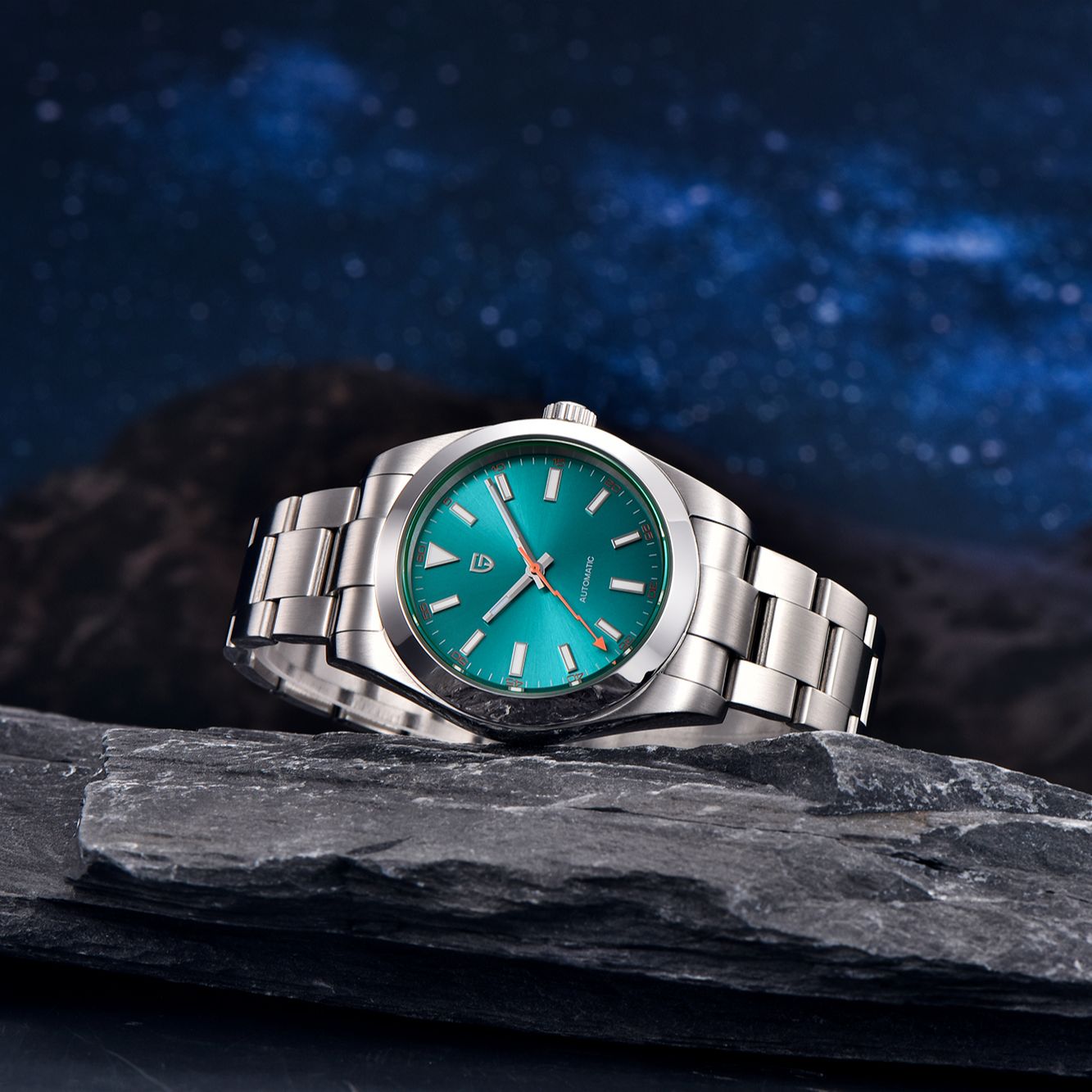 PAGANI DESIGN Green Glass Men' - огляд і ціна Luxury Watch Green Dial