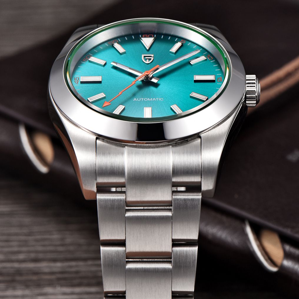 PAGANI DESIGN Green Glass Men' - огляд і ціна Luxury Watch Green Dial
