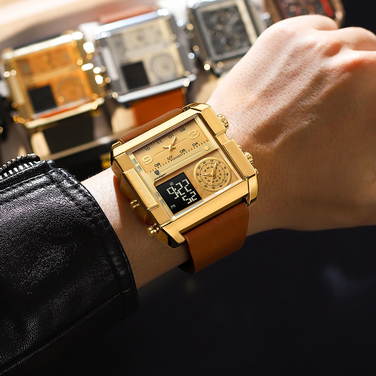 Luxury Man Wristwatch Rectangl - огляд і ціна Luxury Watch Audemars Piguet