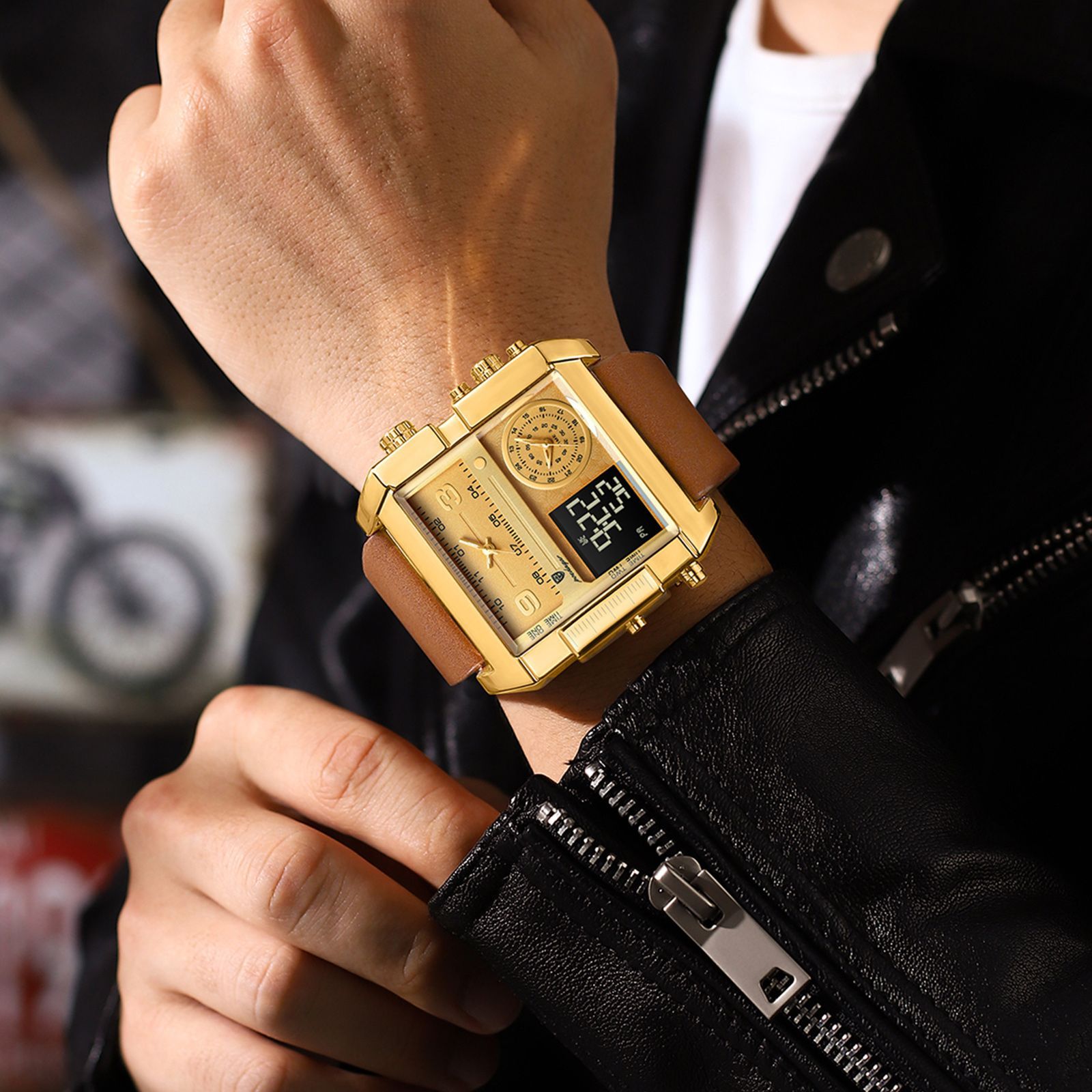 Luxury Man Wristwatch Rectangl - огляд і ціна Luxury Watch Audemars Piguet